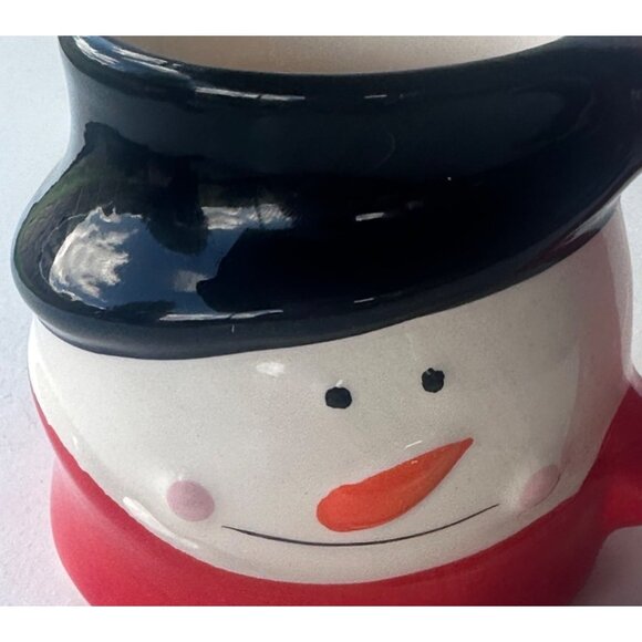 Greenbrier International Christmas Holiday Snowman Ceramic Coffee Tea Mug 12 oz. - Picture 6 of 11